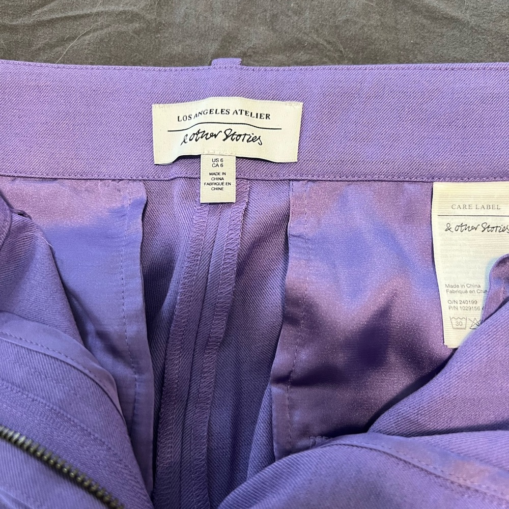 Women’s Purple Trousers - Picture 4 of 5